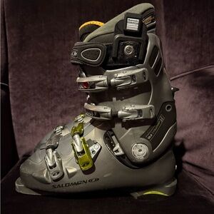 Salomon Ski Boots Men’s SensiFit Xwave 10.0 Mens Size US 10 Mondo 28 Black/Gray